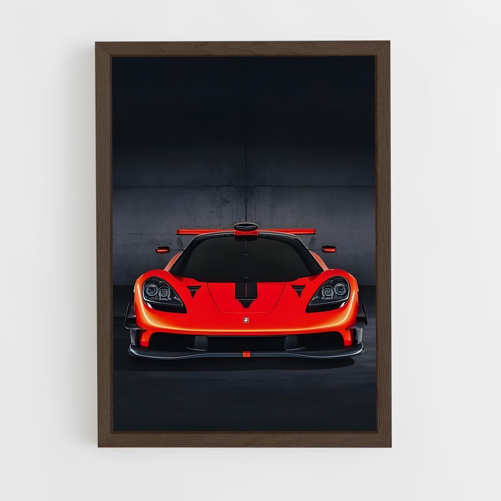 Poster McLaren Rouge Éclat – affiche Gordon Murray (vue 5)